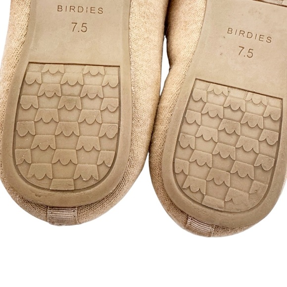 Birdies Starling Knit Loafers in Oatmeal Faux Fur Size 7.5 - Picture 8 of 12
